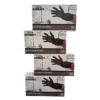 Guantes De Nitrilo 3,5gr Negro Adonays Caja De 100u