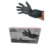 Guantes De Nitrilo 3,5gr Negro Adonays Caja De 100u