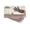 Guantes De Nitrilo 3,5gr Negro Adonays Caja De 100u