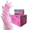 Guante de Nitrilo 3,5gr Rosado Adonays 100u