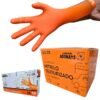 guante nitrilo naranjo8,0 Guante Nitrilo Naranjo 8.0gr - Texturizado - 50unid