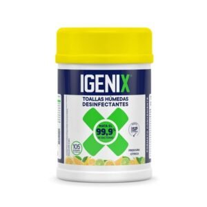 Toallas Húmedas Desinfectantes Igenix Frasco 105u