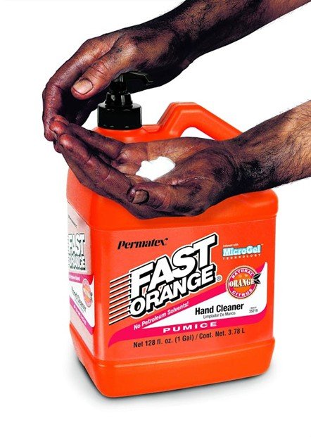 Imagen1 JABON MECANICO LIMPIA MANOS FAST ORANGE 3.78 LTS