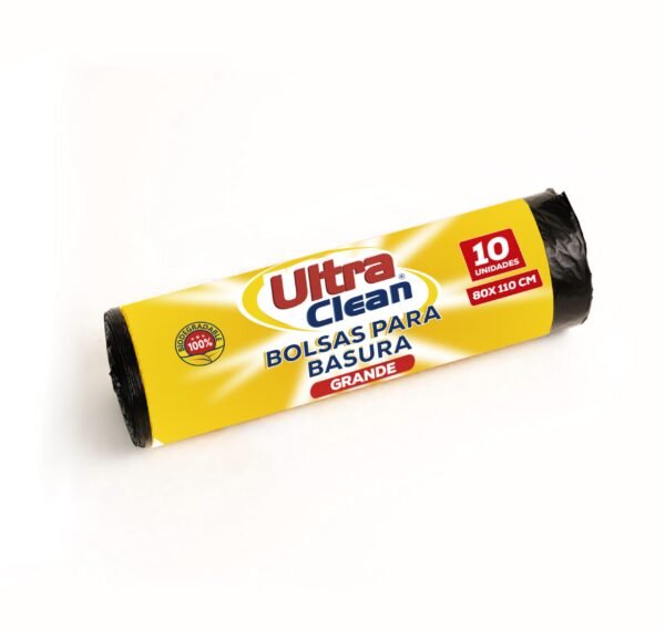 Bolsa Basura Ultra Clean 80x110 10un