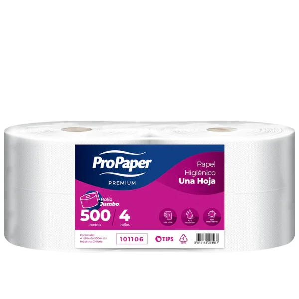 Papel Higiénico 4x500 ProPaper Premium
