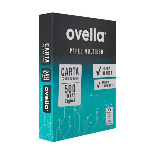 Resma Carta Ovella 500H 75gr