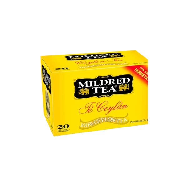teceylan20un Té Ceylán Mildred Tea 20 Bolsas